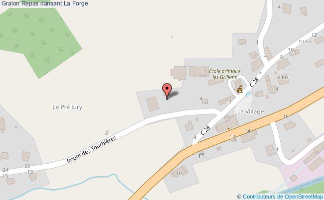 plan Repas Dansant La Forge