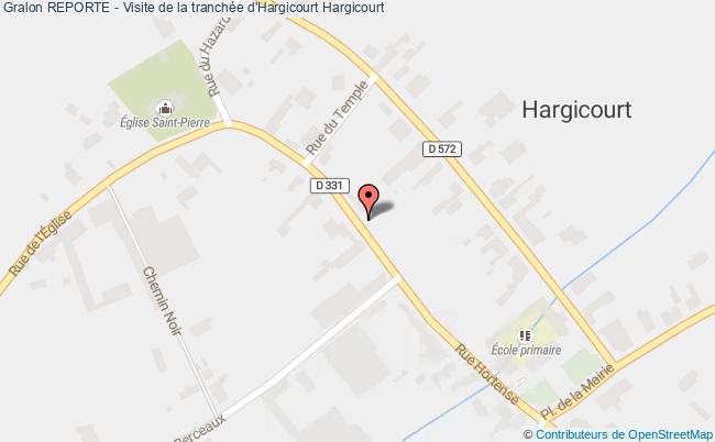 plan Reporte - Visite De La Tranchée D'hargicourt Hargicourt