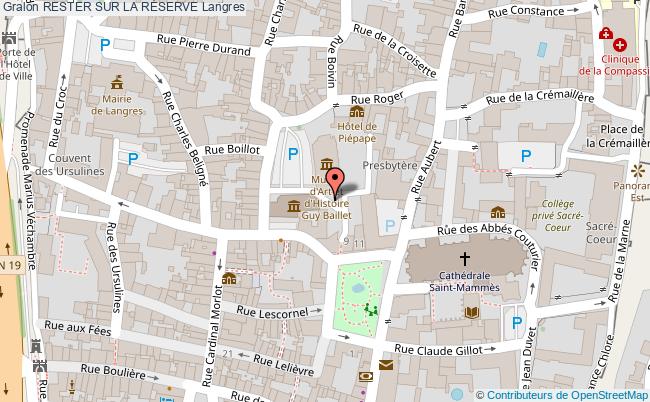 plan Rester Sur La RÉserve Langres