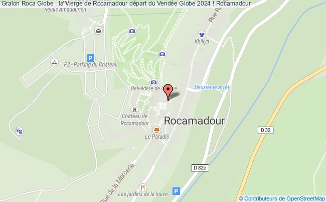 plan Roca Globe : La Vierge De Rocamadour Départ Du Vendée Globe 2024 ! Rocamadour