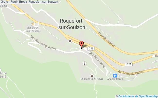 plan Roq'n Brebis Roquefort-sur-Soulzon