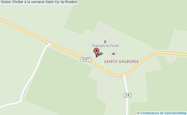 plan S'initier à La Vannerie Saint-Cyr-la-Rosière