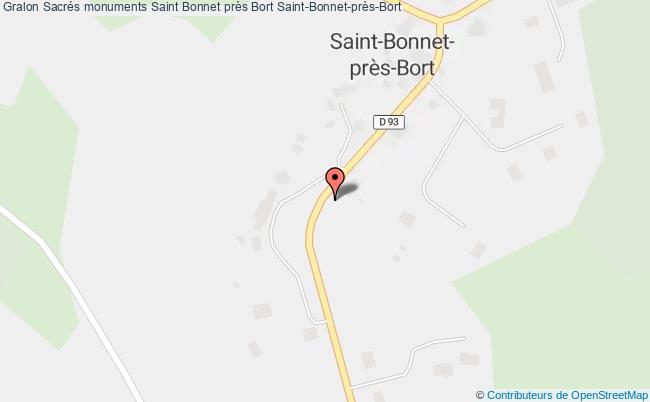 plan Sacrés Monuments Saint Bonnet Près Bort Saint-Bonnet-près-Bort