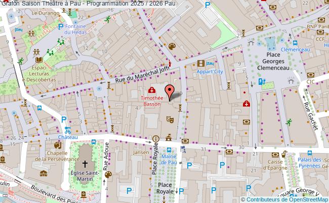 plan Saison Théâtre à Pau - Programmation 2025 / 2026 Pau