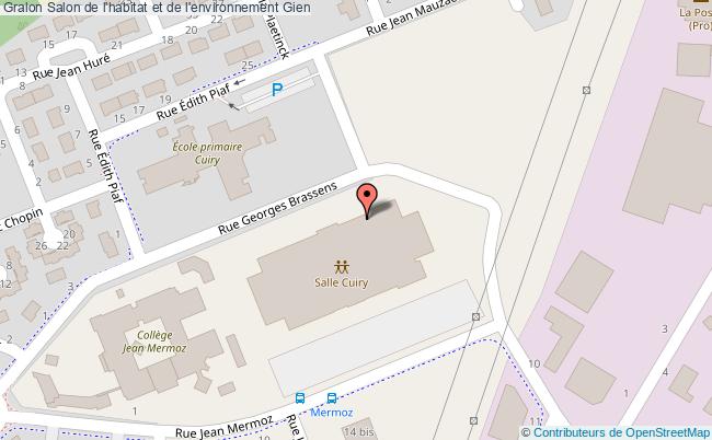 plan Salon De L'habitat Et De L'environnement Gien