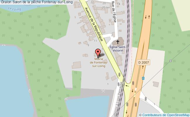 plan Salon De La Pêche Fontenay-sur-Loing