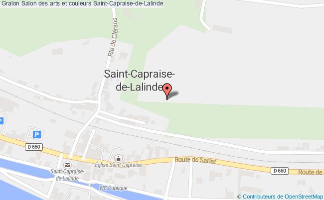 plan Salon Des Arts Et Couleurs Saint-Capraise-de-Lalinde