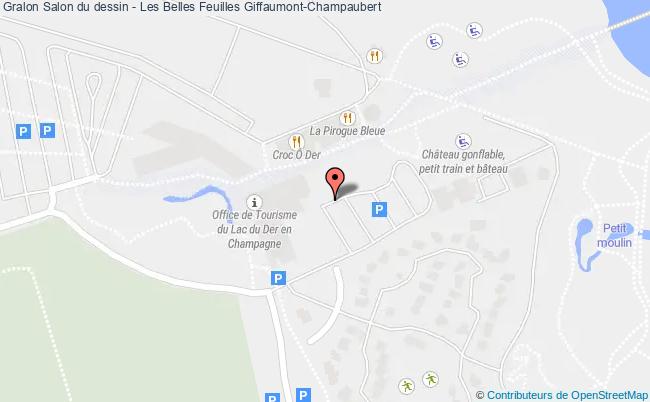 plan Salon Du Dessin - Les Belles Feuilles Giffaumont-Champaubert