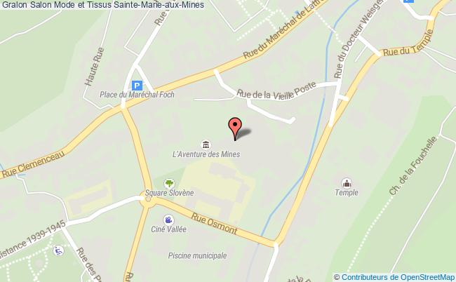 plan Salon Mode Et Tissus Sainte-Marie-aux-Mines