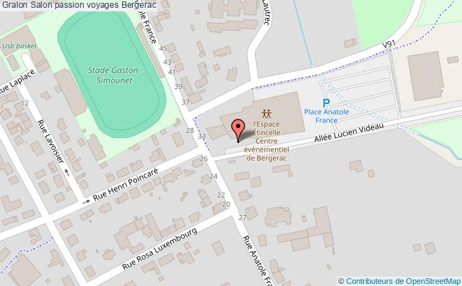 plan Salon Passion Voyages Bergerac