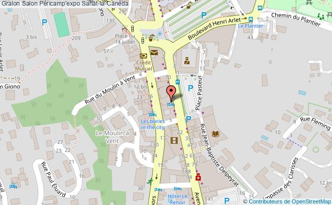 plan Salon Péricamp'expo Sarlat-la-Canéda