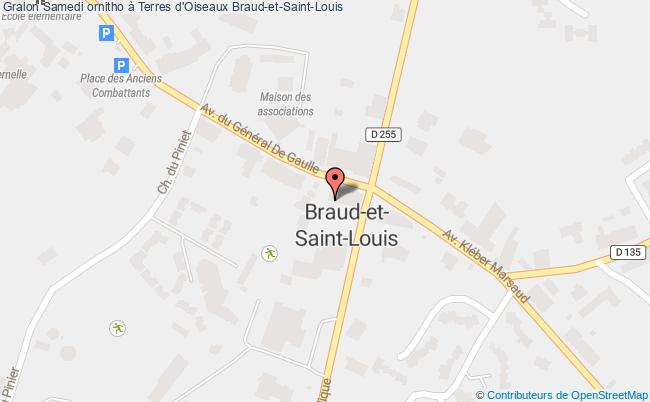 plan Samedi Ornitho à Terres D'oiseaux Braud-et-Saint-Louis