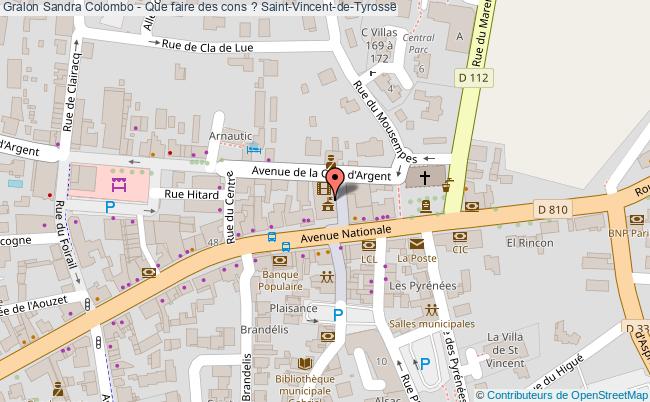 plan Sandra Colombo - Que Faire Des Cons ? Saint-Vincent-de-Tyrosse