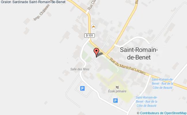 plan Sardinade Saint-Romain-de-Benet
