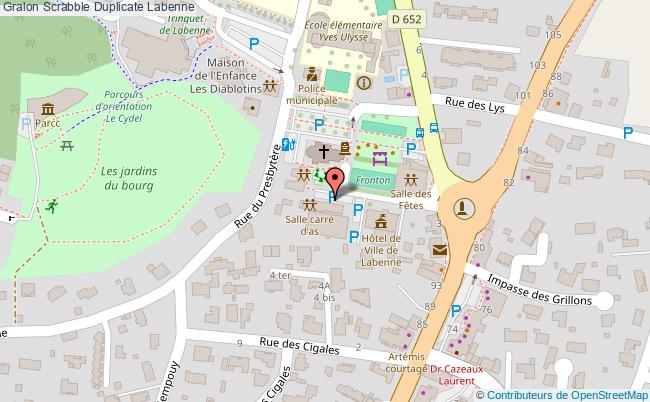 plan Scrabble Duplicate Labenne