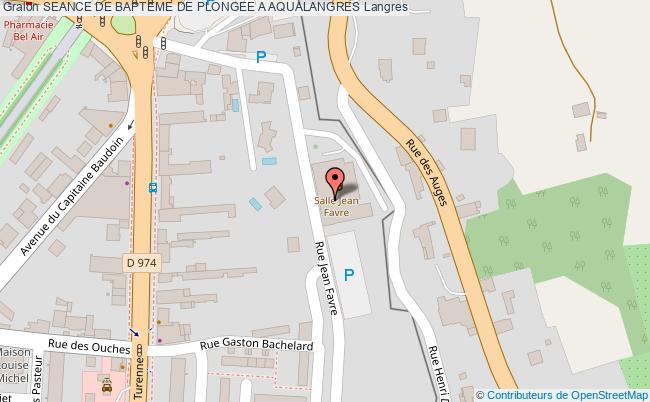 plan Seance De Bapteme De Plongee A Aqualangres Langres