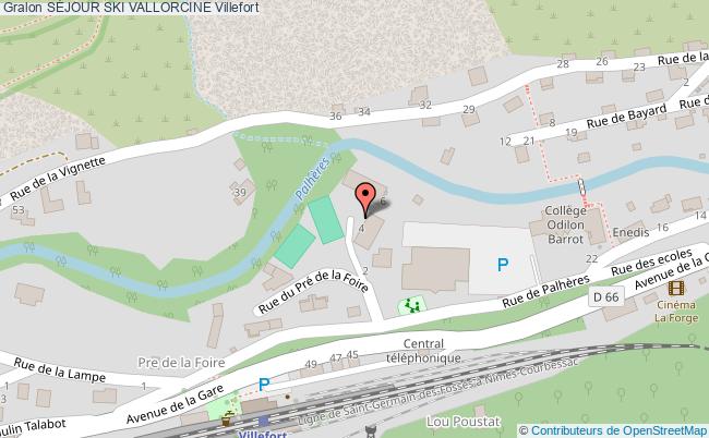 plan SÉjour Ski Vallorcine Villefort