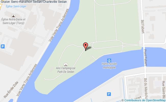 plan Semi-marathon Sedan/charleville Sedan