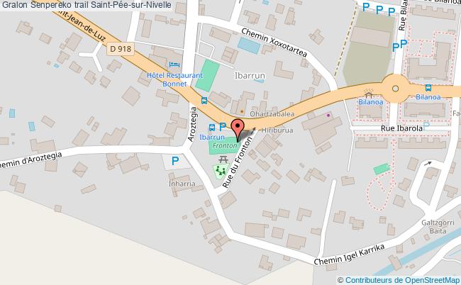 plan Senpereko Trail Saint-Pée-sur-Nivelle