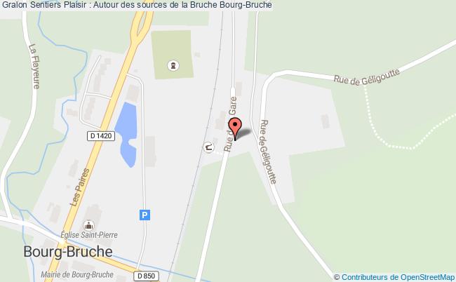 plan Sentiers Plaisir : Autour Des Sources De La Bruche Bourg-Bruche