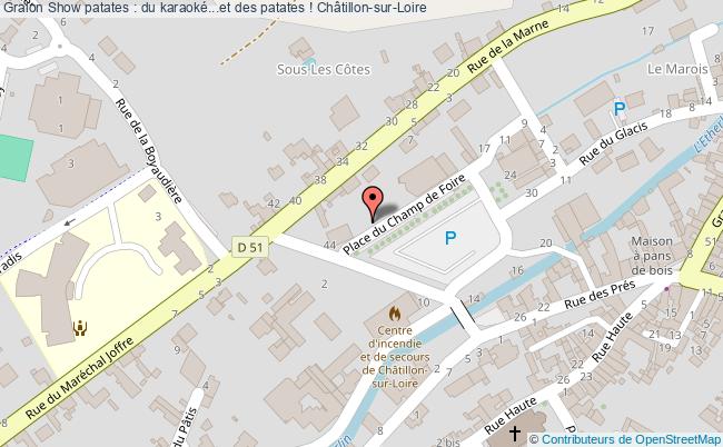 plan Show Patates : Du Karaoké...et Des Patates ! Châtillon-sur-Loire