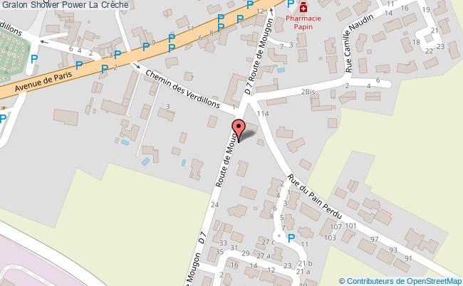 plan Shower Power La Crèche