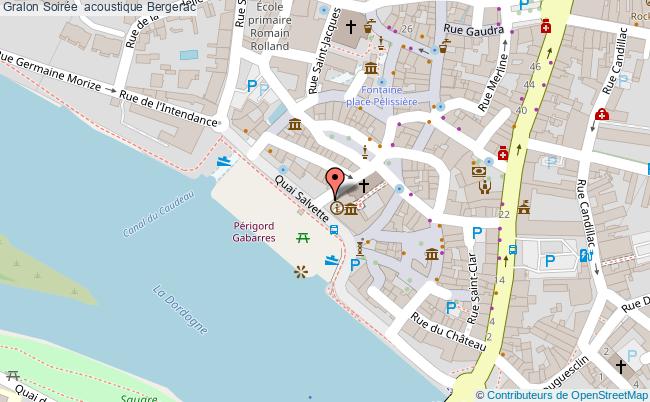 plan Soirée  Acoustique Bergerac