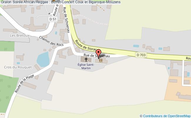 plan Soirée African/reggae : Buffet-concert Coux-et-Bigaroque