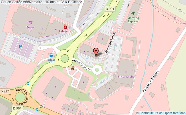 plan Soirée Anniversaire Orthez