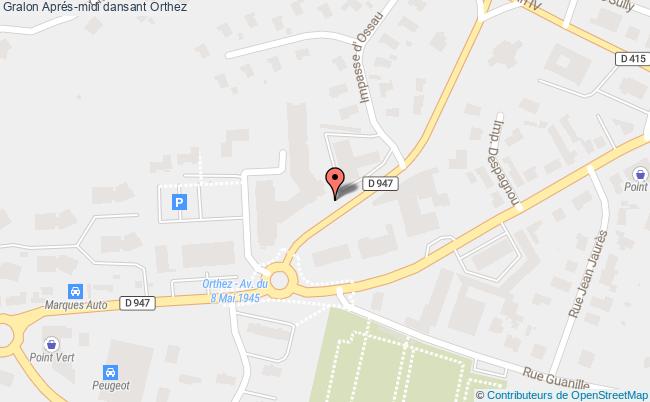 plan Soirée Celtique Orthez