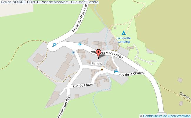 plan SoirÉe Conte Le Pont-de-Montvert