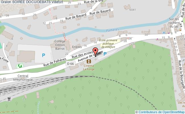 plan SoirÉe Docu/dÉbats Villefort