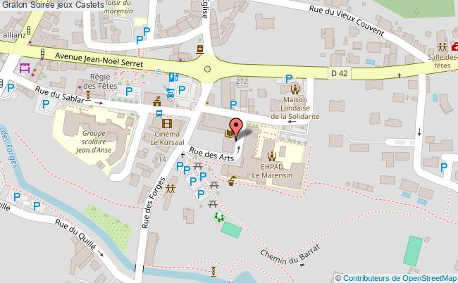 plan Soirée Jeux Castets