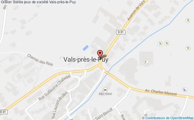 plan Soirée Jeux De Société Vals-près-le-Puy