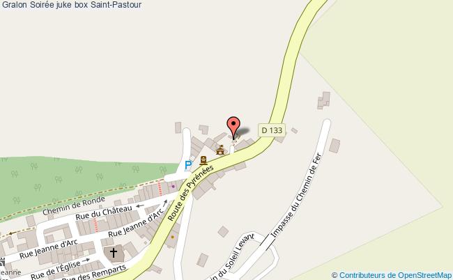 plan Soirée Juke Box Saint-Pastour