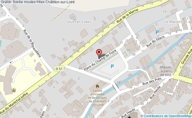 plan Soirée Moules-frites Châtillon-sur-Loire
