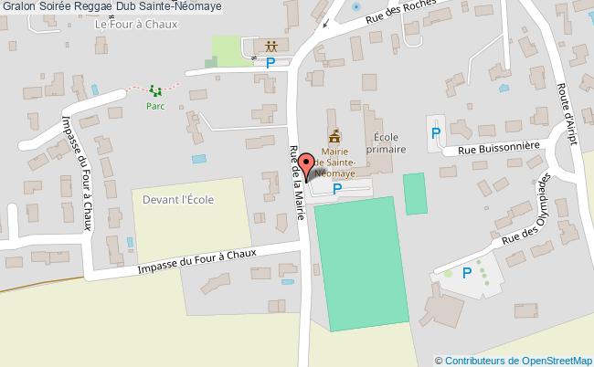 plan Soirée Reggae Dub Sainte-Néomaye