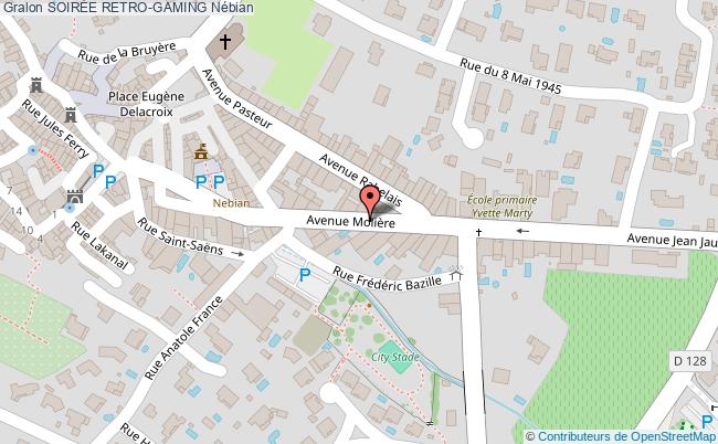 plan SoirÉe Retro-gaming Nébian