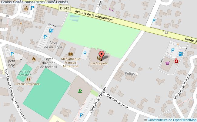 plan Soirée Saint-patrick Saint-Loubès