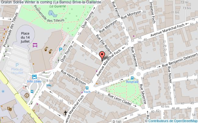 plan Soirée Saint Valentin (la Banou) Brive-la-Gaillarde