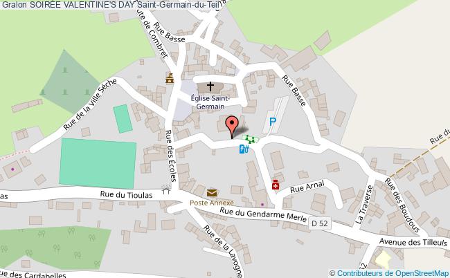 plan SoirÉe Valentine's Day Saint-Germain-du-Teil