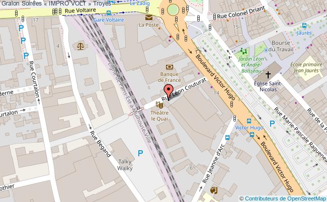 plan Soirées « Impro Volt » Troyes