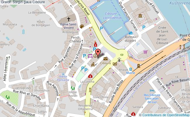 plan Sorgin Gaua Ciboure