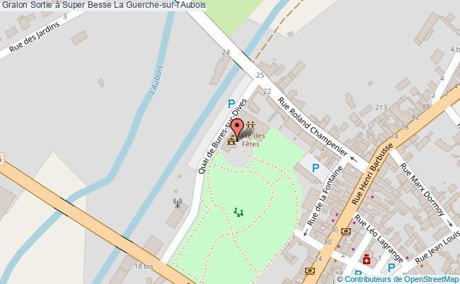 plan Sortie à Super Besse La Guerche-sur-l'Aubois