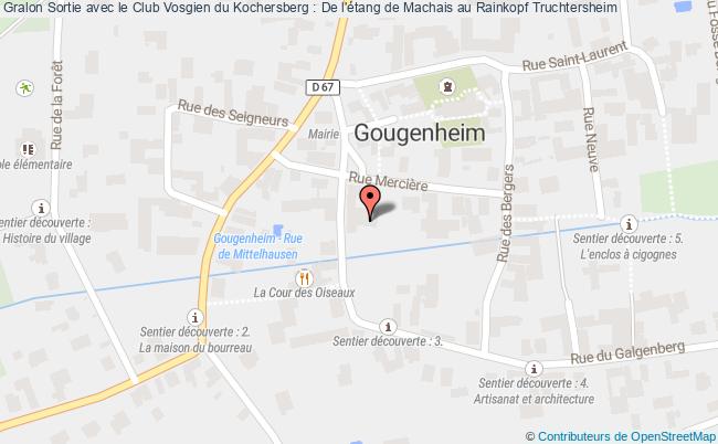 plan Sortie Avec Le Club Vosgien Du Kochersberg : Plobsheim Truchtersheim