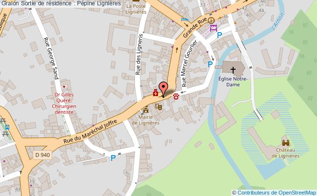 plan Sortie De Résidence : Pépine Lignières