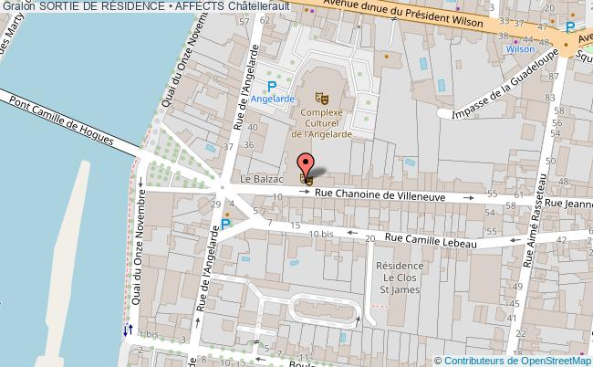 plan Sortie De RÉsidence • Affects Châtellerault