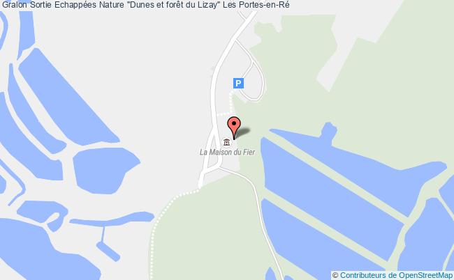 plan Sortie Echappées Nature "dunes Et Forêt Du Lizay" Les Portes-en-Ré
