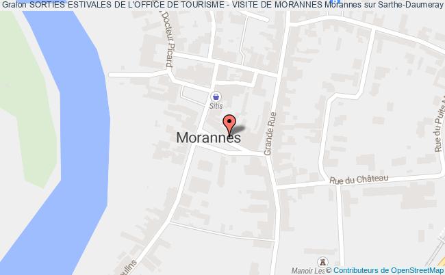 plan Sorties Estivales De L'office De Tourisme - Visite De Morannes Morannes