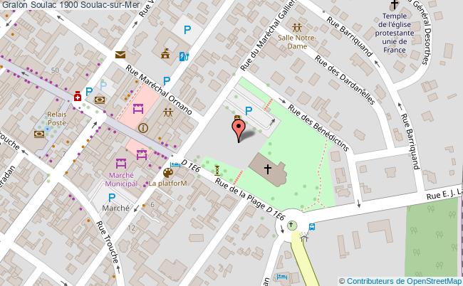 plan Soulac 1900 Soulac-sur-Mer